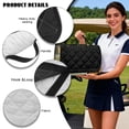 thumbnail image 6 of FKELYI Sunset Glow Palm Tree Print Golf Cart Seat Cover Universal Fit Foldable Golf Cushion Seat Towel Blanket with Pockets, Quilted Padding, Easy to Transport & Clean, 6 of 7