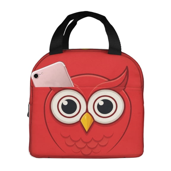 Cute Owls Insulated Lunch Bag Reusable Lunch Box Women Men,Cooler Thermal Meal Tote For Picnic Office Work Travel