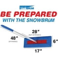 thumbnail image 4 of SNOBRUM – The Original Snow Remover for Cars and Trucks – 28 to 48 Inch Snow Brush with Foam Head and 3 Piece Handle – Made in The USA, Push-Broom Design – No-Scratch Snow Removal – 3 Pack, 4 of 9