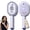 Purple, variant on 2026 New Electric Steam Brush for Hair, Nano Mist Hair Brush, Hairs Brushs with Water Spray, Reduce Frizz, Nourishes Hairs, Anti-Static, with Essential Oils (Beige)