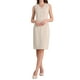 thumbnail image 1 of Vestido de tweed sin mangas para mujer INSPIRE CHIC 2025 Verano Oficina Trabajo Escote en V Vestidos Bodycon L Lino, 1 of 5