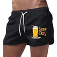 thumbnail image 5 of XINPING Swim Shorts men Retro Athletic Floral Swim Trunks Quick Dry Spring Break Swim Trunks with Pockets Stretch Fabric Beach Wear, 5 of 5
