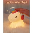 thumbnail image 2 of MYKOMI Unicorn lamp for Girls, Cute Night Light for Kids, Unicorn Night Light Girls Night Light, Unicorn Stuff for Girls, Unicorn Room Decor, Squishy Baby Kids Girls Night Light Lamp, 2 of 7