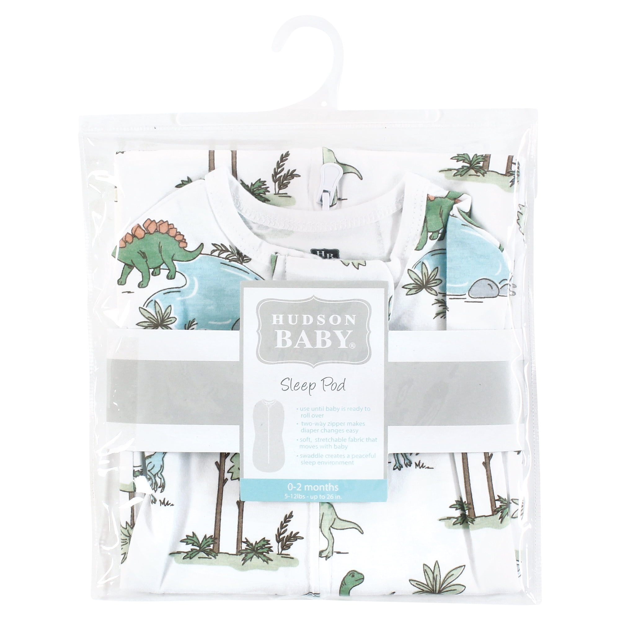 Hudson Baby Sleep Pod, Dinosaur Adventures, 0-2 Months