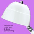 thumbnail image 6 of Conair Pro Style Bonnet Hair Dryer, 2 Heat Settings, Adjustable Height, Extra-Large Hood Size, 1875W Pro Style Bonnet Ionic Hair Dryer for Women, White, 6 of 9