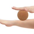 thumbnail image 2 of tredstone Cork Massage Ball Portable Lower Back for Sports Gym Training 10cm, 2 of 5