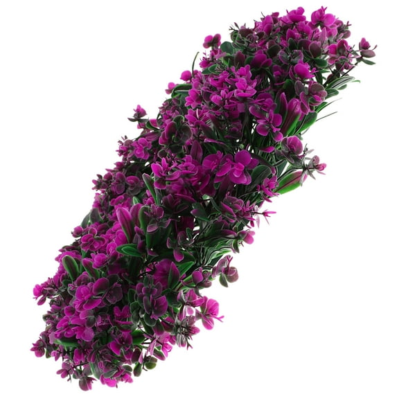 Front Door Wreath Artificial Plant Wreath Hanging Wreath Decor 36X36CM Purple