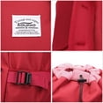 thumbnail image 4 of KAUKKO School Travel mochila para universidad flexible con portátil para 15",22L(Nylon/Rojo) KAUKKO EP5-1, 4 of 5