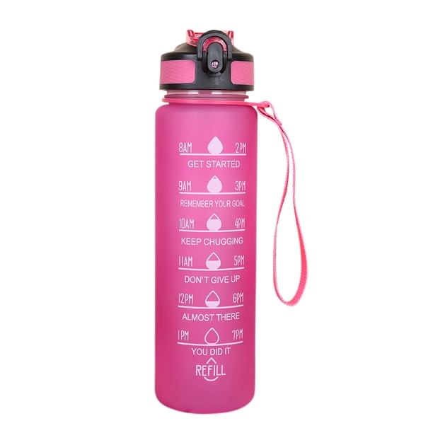 1000ML Gym Fitness Bottle Drinkware Botella de agua fría para acampar Senderismo Correr