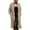 Khaki, variant on Women Long Double Breasted Teddy Fleece Coat Dual Reinforced Pockets 3 Colors Wrinkle Resistant Thick Winter Oversized Outerwear 1pc S-XXL True To Size Plus Size Friendly