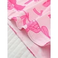 thumbnail image 2 of WIBACKER S-2XL Womens Pajamas Set Short Sleeve Pjs Button Down 2 Piece Loungewear Sets Pink Bowknot Sleepwear, 2 of 11