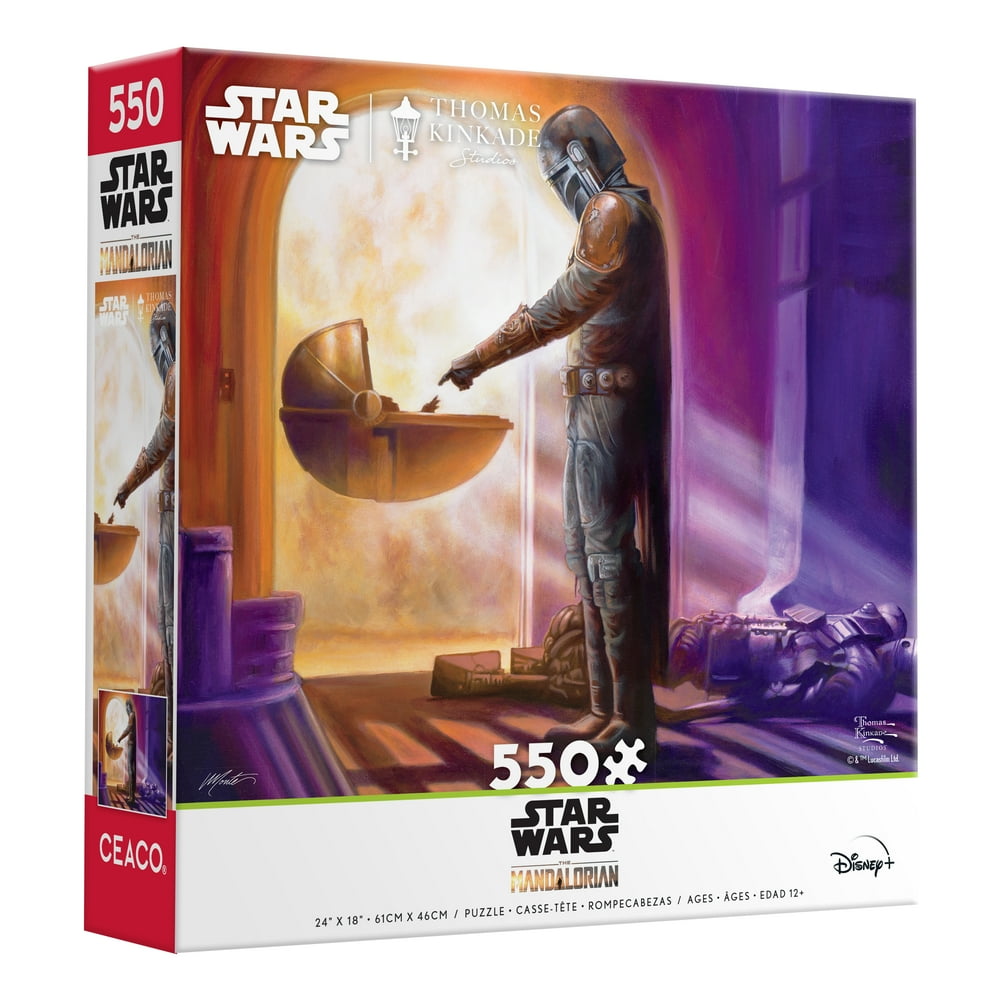 Ceaco Thomas Kinkade Star Wars Mandalorian 550 Piece Jigsaw