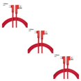 thumbnail image 2 of Methold Cable de carga rápida Reemplazo del cable de datos de doble codo para la interfaz micro USB del teléfono móvil Android, rojo, 1 m Type1 NO1, 2 of 6