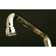 thumbnail image 3 of Kingston Brass KS613PN Kingston Two Handle Wall Mount Kitchen Faucet, Polished Nickel, 3 of 5