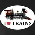 thumbnail image 3 of CafePress - I LOVE TRAINS Men's Dark Pajamas - Men's Dark Loose Fit Cotton Pajama Set, 3 of 7