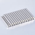 thumbnail image 1 of OULII 10pcs Stainless Steel Shelf Support Pegs Silver Dowel Pin Sleek Design Bookcases, 1 of 7