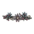thumbnail image 5 of Unique Bargains 1 Pc Hair Clips Grace Flower Spring Clip Hairdo Clip Gray Purple, 5 of 5