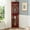 Cherry, variant on Resenkos Display Cabinet, Display Case Organizer,Corner Curio Cabinet Lighted Corner Display, Glass Display Shelf Shelving Bar cabinet,OAK