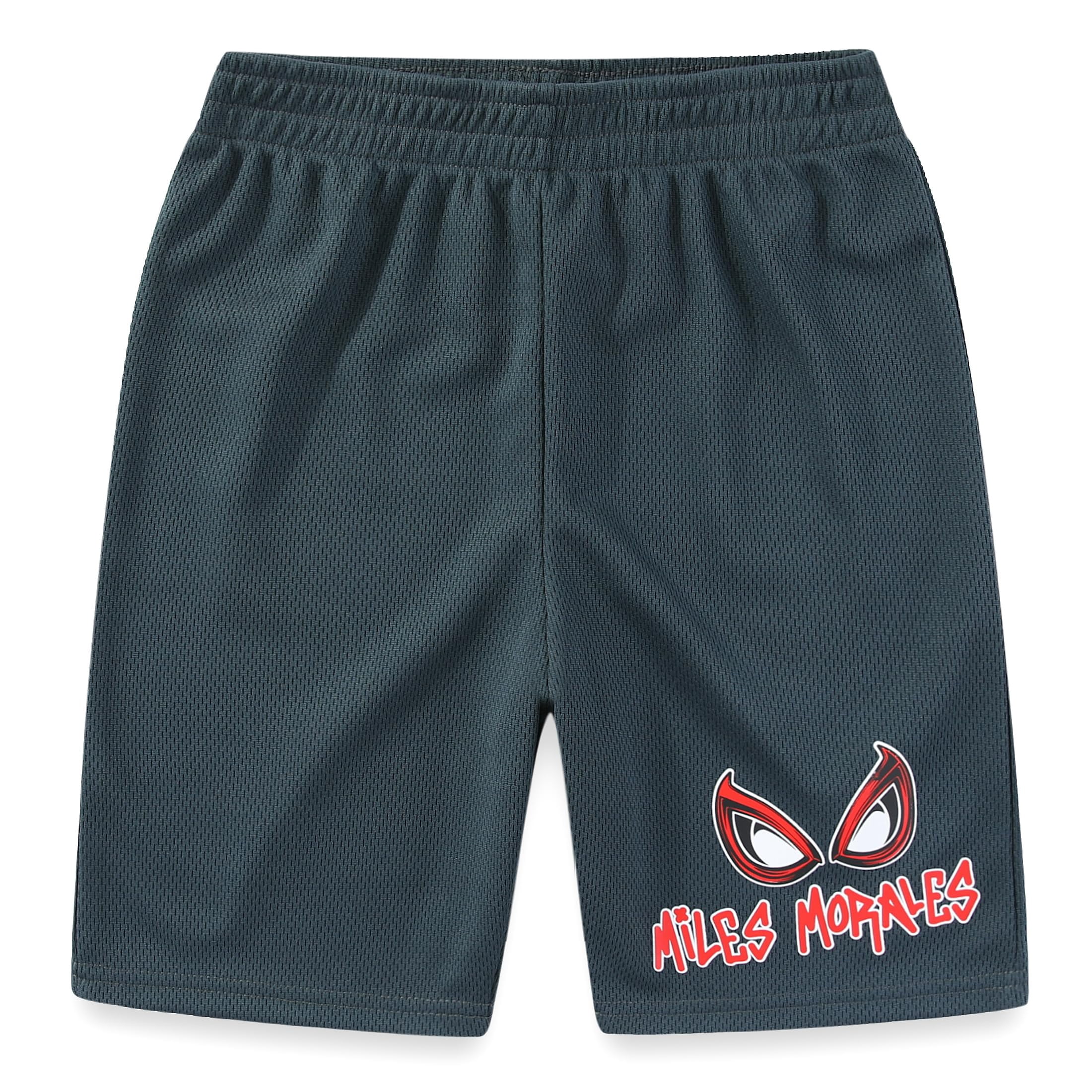 Marvel Spider-Man Miles Morales Short Sleeve Hooded T-Shirt and Short (Boys), 2 Piece Set, Sizes 4-12