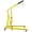 Yellow, variant on 2 Ton Folding Engine Hoist Cherry Picker Shop Crane Hoist Lift, Heavy Duty Steel with 6 Iron Caster Wheels