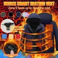thumbnail image 3 of Outdoor Warm Clothing Heated for Riding Skiing Fishing Charging Via Heated Coat, 3 of 9