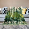 thumbnail image 2 of Orinice Trees Warm Lightweight Blanket Soft Fleece Blankets Throw Blanket for Living Rooms Sofa Decor Cow Gifts All Seasons 3 Sizes 40x50in, 2 of 6