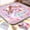 Pink, variant on Wonderstone Baby Play Mat for the Floor, 50" x 50" Tummy Time Mat, Playpen Mat for Babies, Toddlers, Infants 0-6 Months