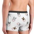 thumbnail image 6 of Cauagu Bbaseball Dog Print Boxer Briefs for Men,Comfortable Breathable Men's Underwear Moisture Wicking Underpants -Large, 6 of 8