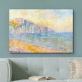 thumbnail image 2 of wall26 Canvas Print Wall Art Cliffs at Pourville, Morning Claude Monet Nature Illustrations Fine Art Decorative Landscape Multicolor Wilderness Rustic for Living Room, Bedroom, Office - 32"x48&q, 2 of 5
