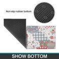 thumbnail image 6 of Pioneer Flower Floral Print Pattern Kitchen Rugs Sets Of 2, Anti Fatigue Non Slip Washable Floor Mats for Kitchen Sink Laundry, 17X30 Inch + 17X47 Inch, 6 of 6