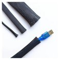 thumbnail image 5 of 10Meters Black Insulated Braid Sleeving Tight PET Wire Cable Gland Protection Cable Sleeve Flame-Retardant, 5 of 6