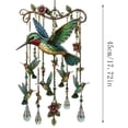 thumbnail image 3 of Graceful Hummingbird Wind Chime,Acrylic Sun Catcher,Memorial Gift for Women Grandma,Hanging Sunlight Catcher for Outdoor Yard Garden Home Decor, 3 of 7