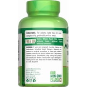Mini Fish Oil Omega 3 | 1340 mg | 100 Softgels | Burpless Lemon Flavor Pills | Non-GMO. Gluten Free Supplement | by Natures Truth