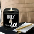 thumbnail image 2 of 40th Gag Birthday Gifts for Men Women Mom Dad Son Daughter Friends Bestie Brother Sister on 40th,Lavender Scented Candle, 2 of 7