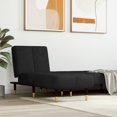 thumbnail image 1 of vidaXL Chaise Longue Black Velvet, 1 of 5