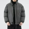 thumbnail image 4 of Outdoor Winter Coat for Men Warm Winter Jacket Windproof Thicken Parka Winter Coat for Everyday Wear 2XL, 4 of 5