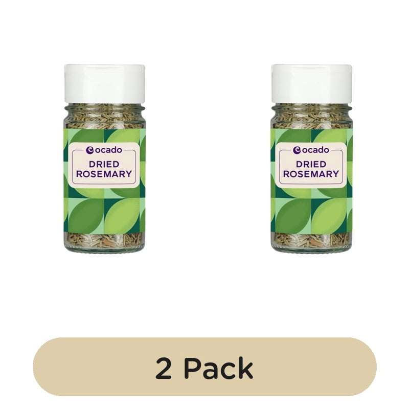 Ocado Dried Rosemary 25g, British Import (Pack of 2)
