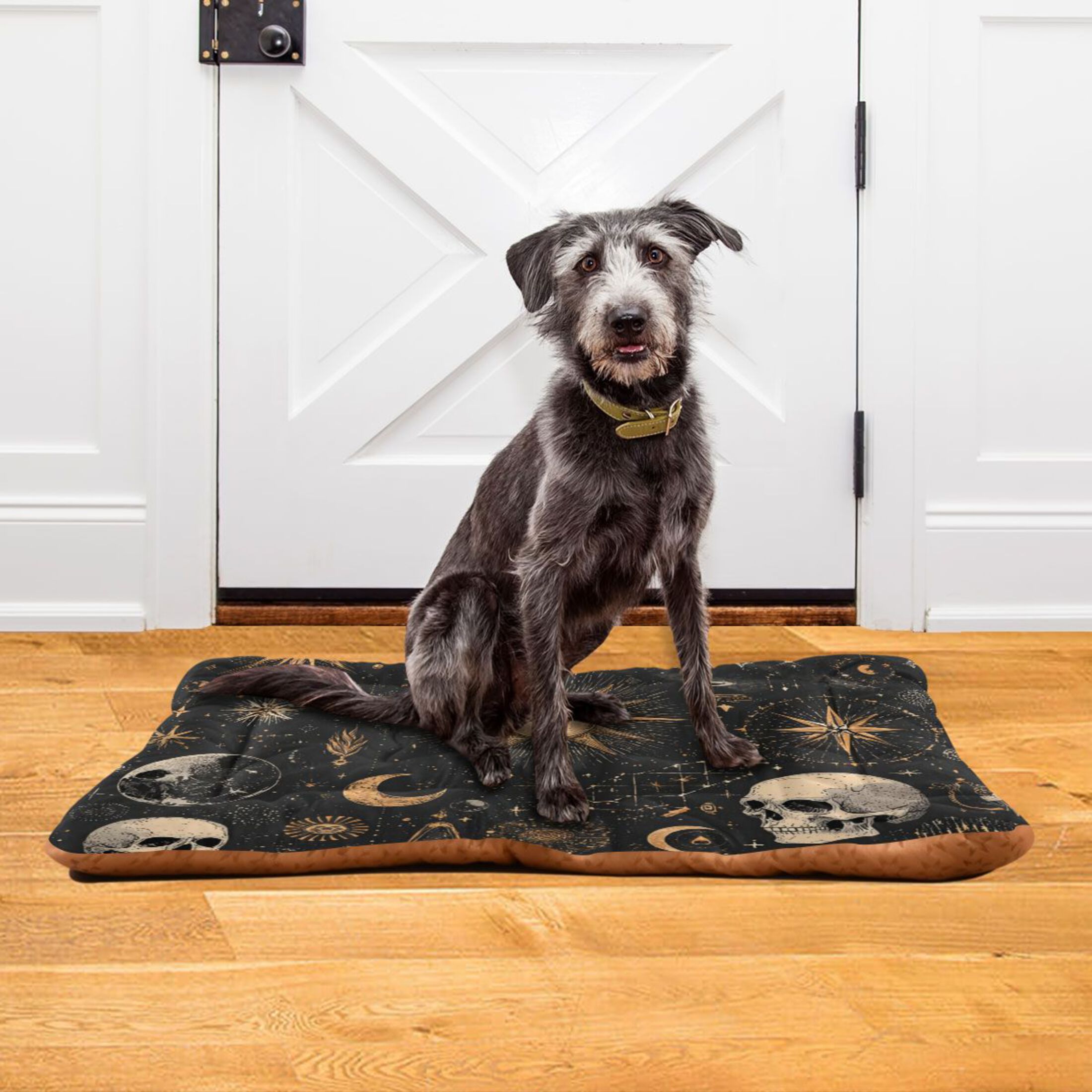 Cozy Mat Pet Bed Indoor Outdoor Warm Soft For Cat Dog Puppy(S/M) Space-themed