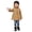 Khaki, variant on Girls Wool Blend Winter Outerwear for Kids – Cozy Warm Coat Jacket for Girls Windproof Toddler Baby Outerwear Classic Kids Coat&Jacket Size 4-5 Years