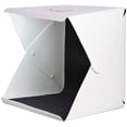 thumbnail image 1 of Photo Studio Light Box with Lights Folding Photography Table Top Light Box 4 Colors LED Portable Photo Studio Shooting Cube Tent Background for Product Food Photography 40cm, 1 of 8