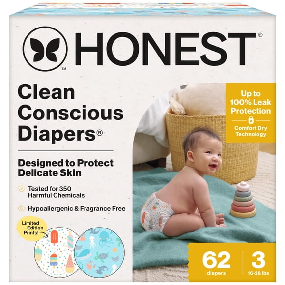 Pañales The Honest Company Clean Conscious talla 3 (7-13 kg)