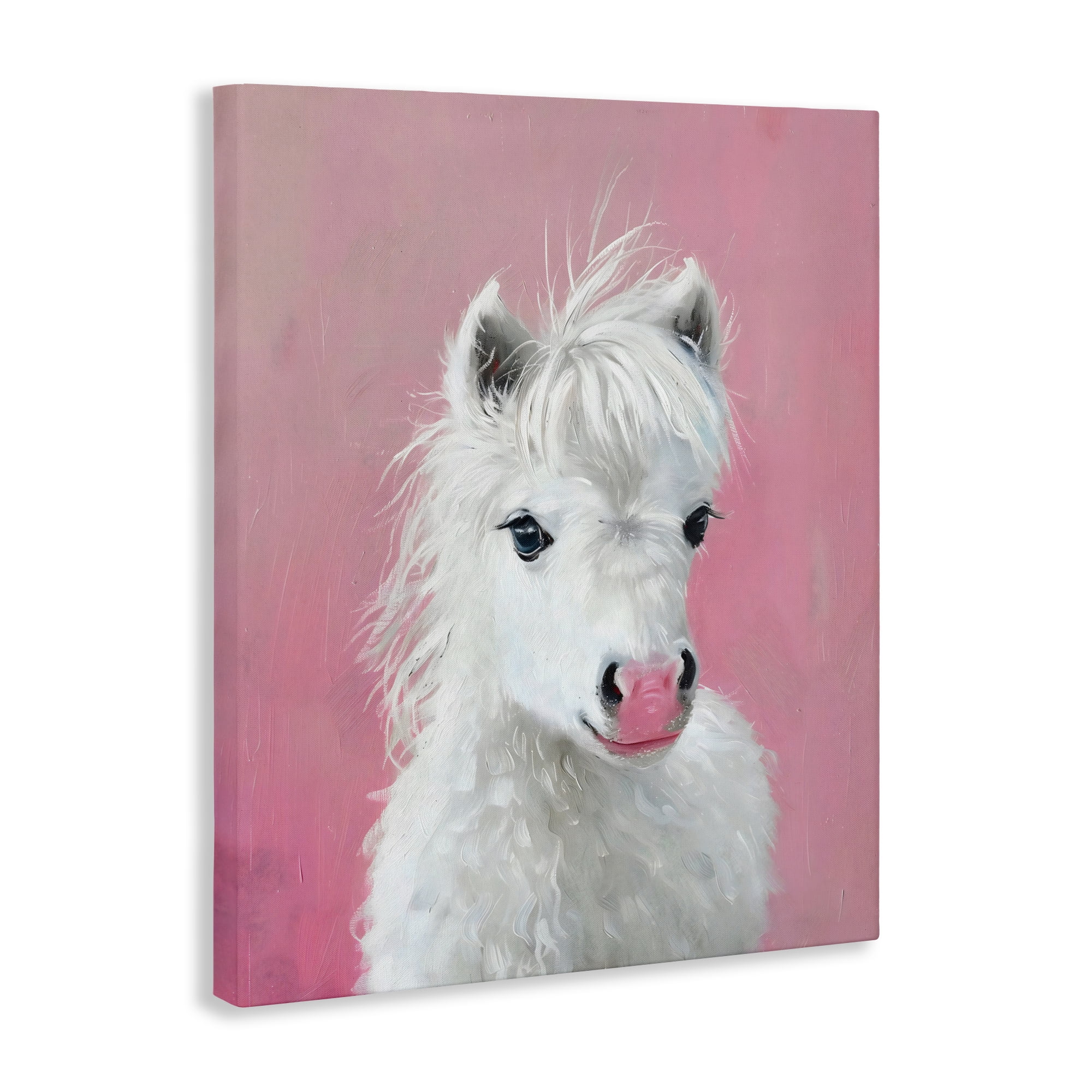 Stupell Industries Gentle White Pony Canvas Wall Art, design by The Prints Vibe