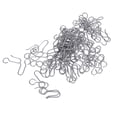 thumbnail image 1 of Ganchos De Metal Para Cortina De Ducha, Ganchos Para Portador De Cortina En Forma De S, Clásico, Estable, Elegante, Ligero, Material De Acero Galvanizado, 100 Piezas Para, 1 of 7
