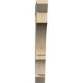 thumbnail image 2 of Ekena Millwork 4"W x 28"D x 32"H Balboa Slat Rough Sawn Bracket, Douglas Fir, 2 of 4