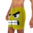 thumbnail image 5 of Pantalones Cortos de Cintura Elástica Divertidos Impresos Casuales de Baño con Bolsillos de Verano Seco Rápido, Pantalones Cortos Casuales de los Hombres, 5 of 5