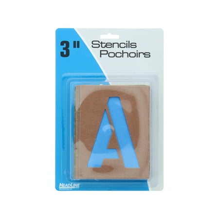 UPC: 0083392001039 | Headline/Geotype Lettering and Paint Stencils 3 Capital Letters & Numbers
