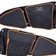 thumbnail image 4 of Bolsas de Puerta Shamjiam con Rodillera Extraíble y Portavasos Naranja Negro, 4 of 7