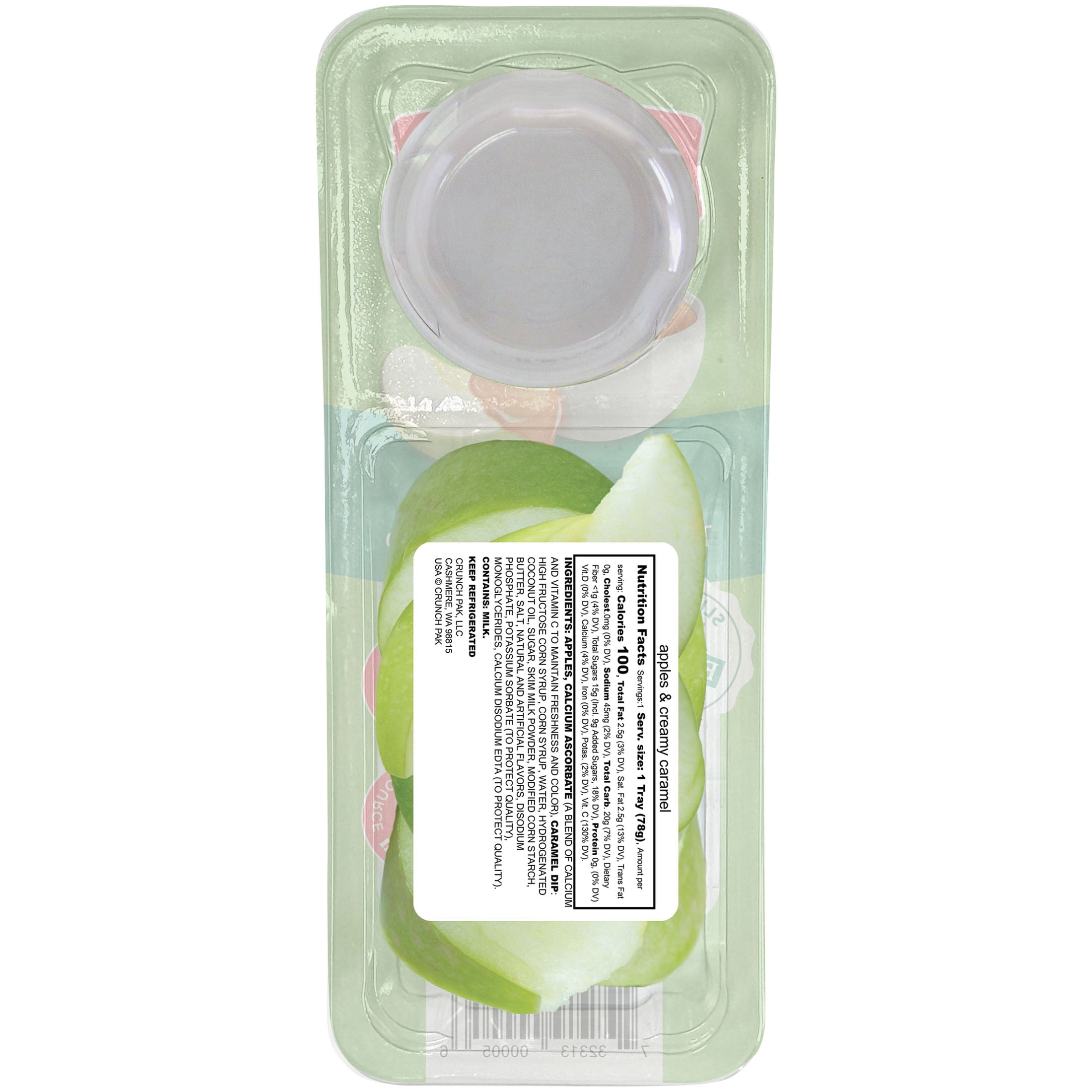 Crunch Pak Snack with Tart Sliced Apples and Caramel 2.75oz