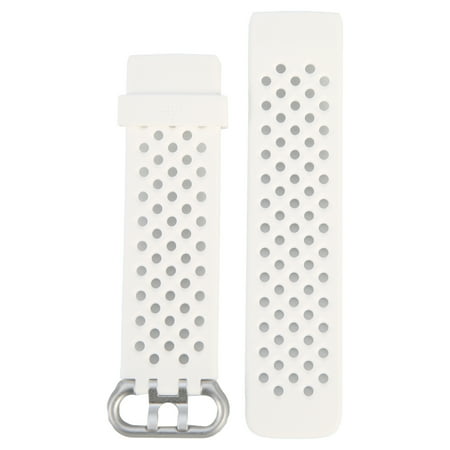 Sport Band Silicone Small Watch Strap for Fitbit Charge 4 - Frost White