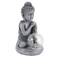 thumbnail image 3 of Resina 600Mah Led Pacífica Luz Solar De Buda Lámpara Decorativa Solar Budista Decoración Religiosa Zen Buda Adorno Para Hogar Dormitorio Sala De Estar Decoración De Jardín sonducket HA014885-00, 3 of 6